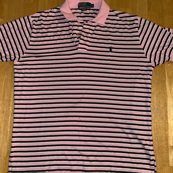 Ralph Lauren Other - Ralph Lauren Polo pink striped pink men’s large business casual preppy collard